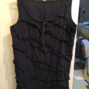 J. Crew ruffled shift dress S